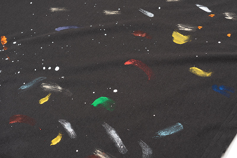 Gallery Dept 'Splash Ink' T Shirt Black