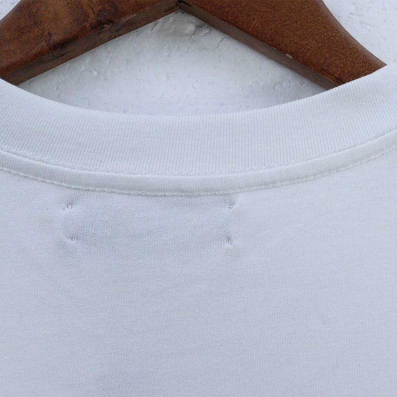 AMIRI Logo-Print Cotton T Shirt White