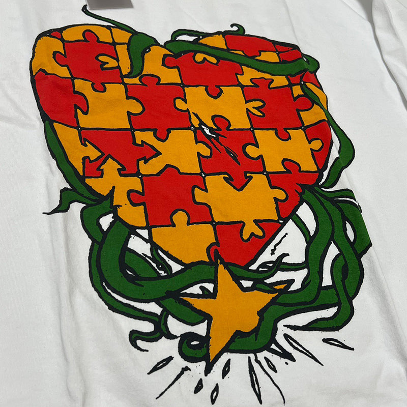 Gallery Dept. Puzzle Heart L/S Tee White
