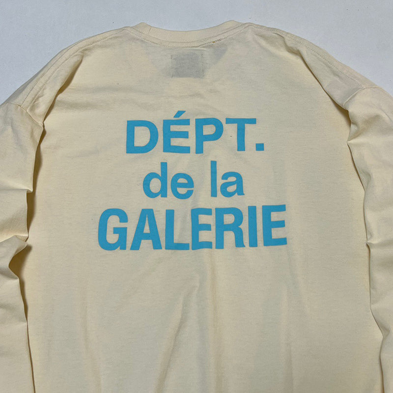 Gallery Dept. Souvenir L/S Tee Cream/Blue
