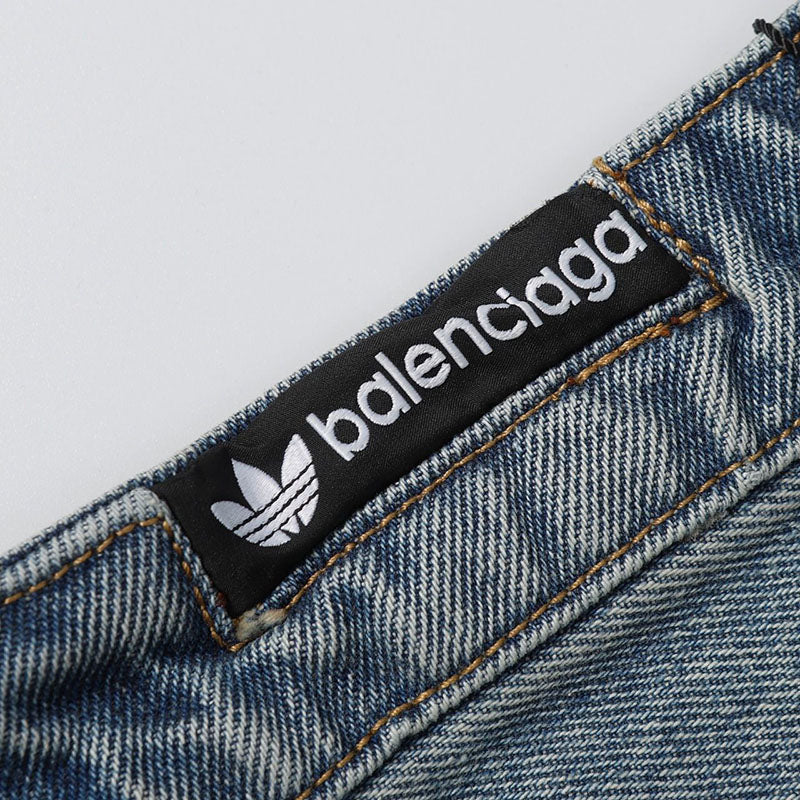Balenciaga x adidas Large Baggy Pants Blue - SS23