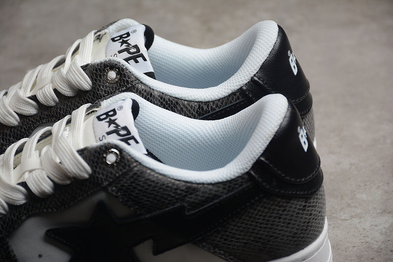 A Bathing Ape Bape Sta Snake Skin Black