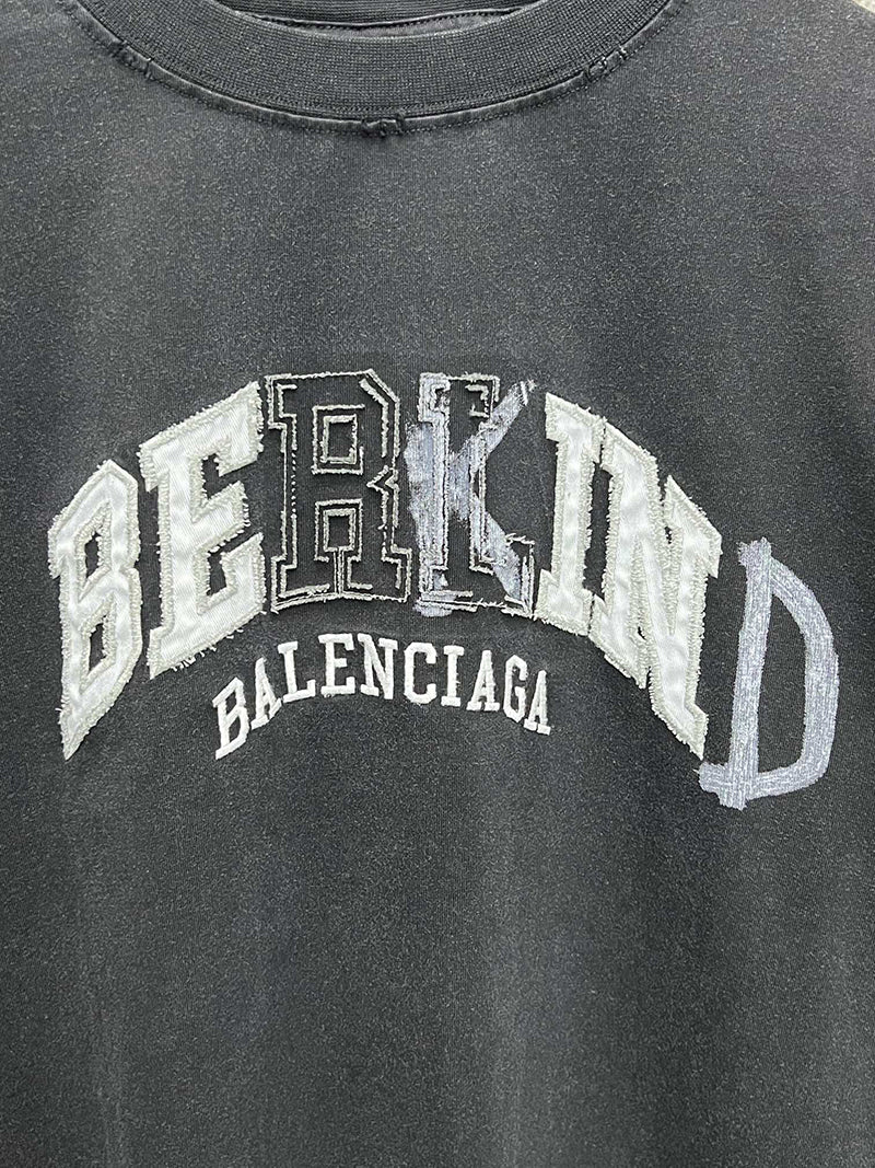 Balenciaga Be Kind Oversized T-Shirt Black