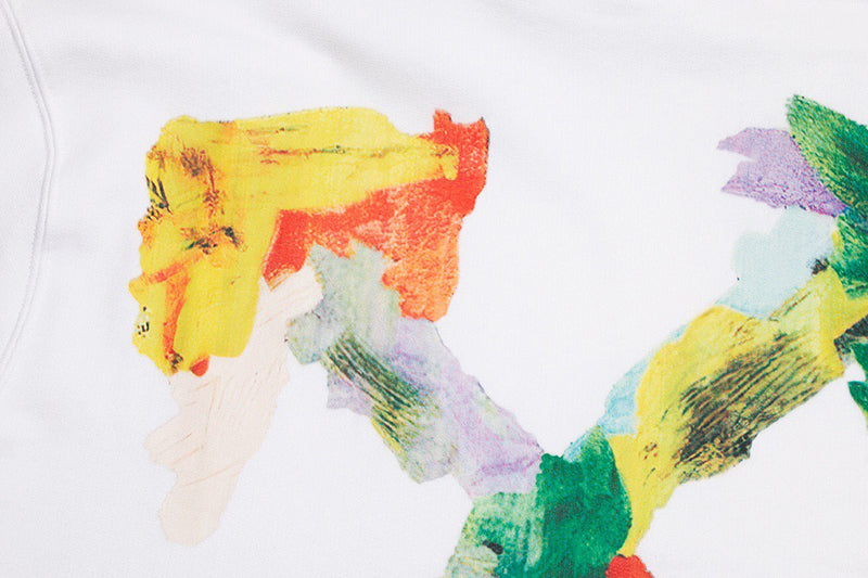 Off-White Brush Arrow Hoodie White