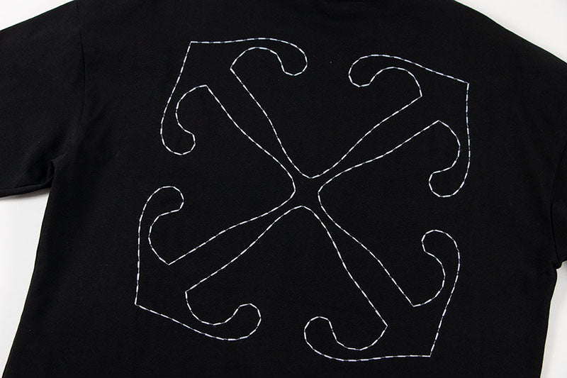 Off-White Logo cotton t-shirt Black