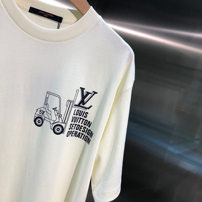 Louis Vuitton Set Design Operation Tee White