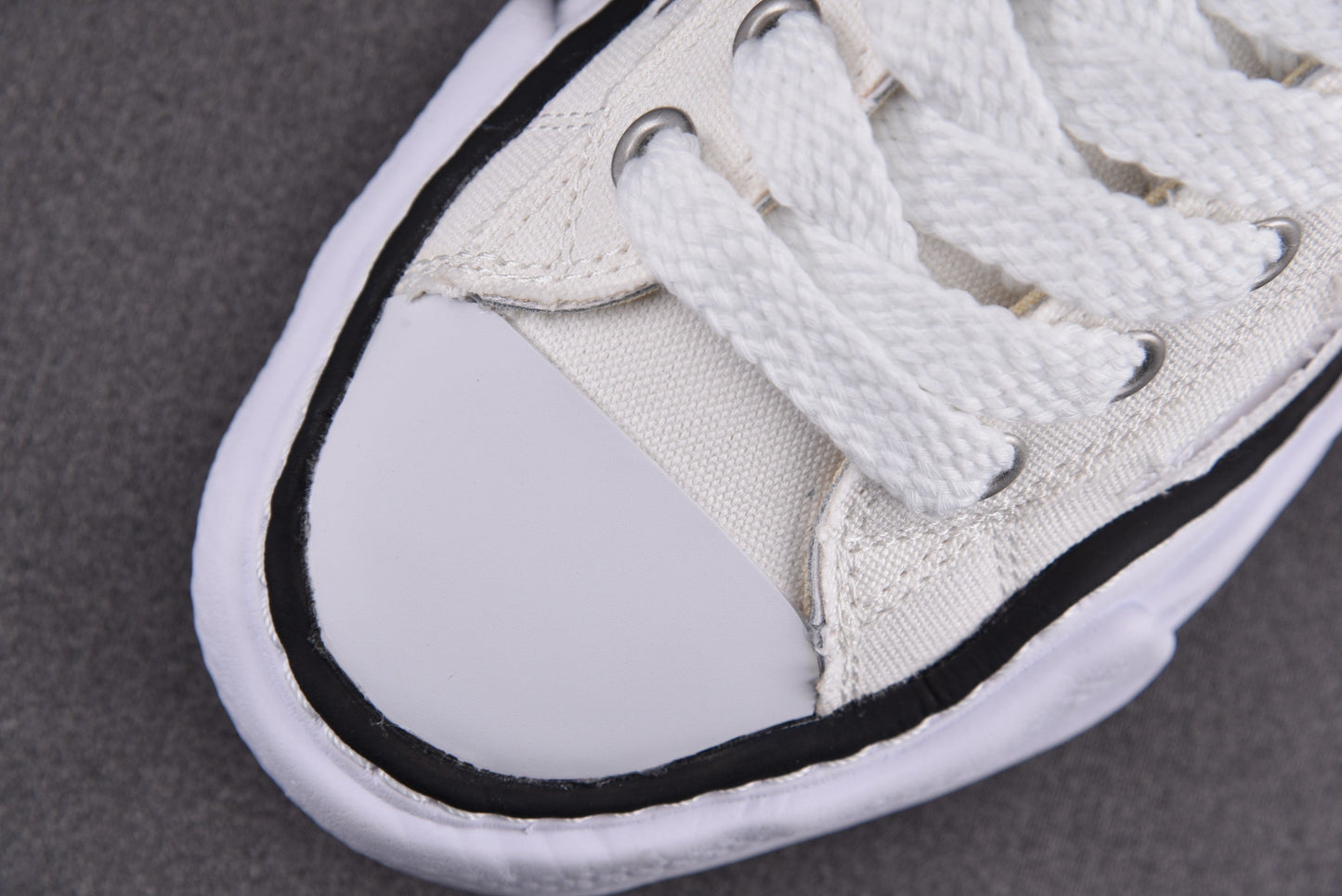 Maison Mihara Yasuiro Baker OG fringed cotton-canvas White