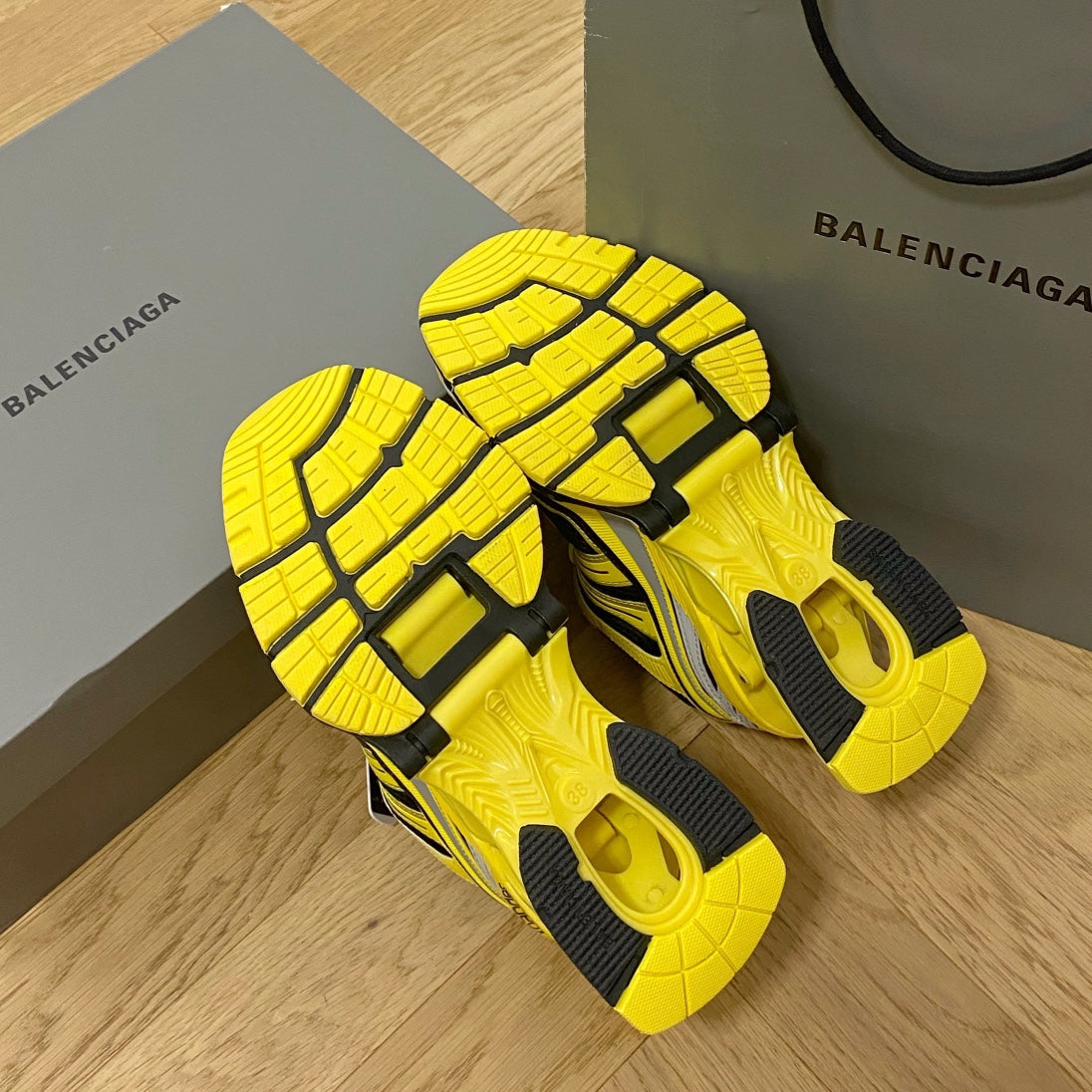 Balenciaga X-Pander Yellow Grey
