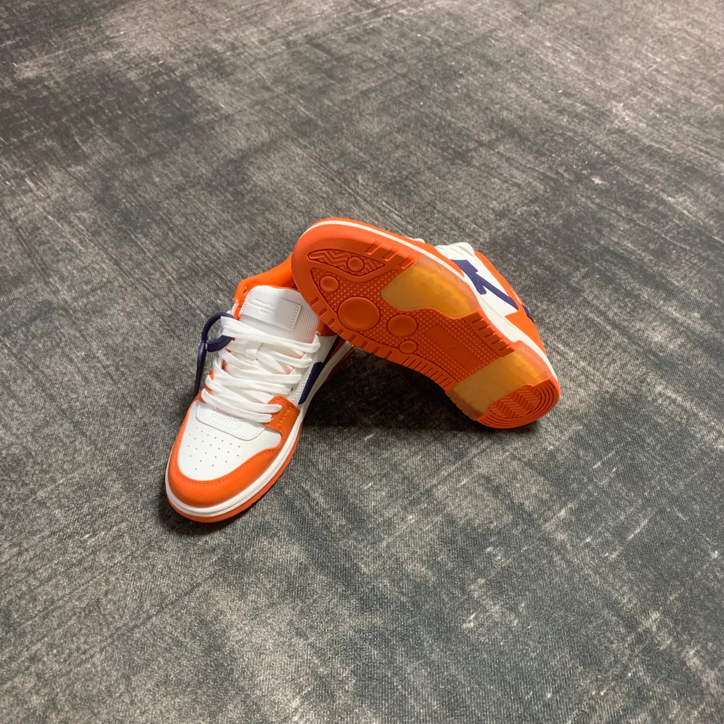 Off-White Out Of Office Low Tops White Orange Blue