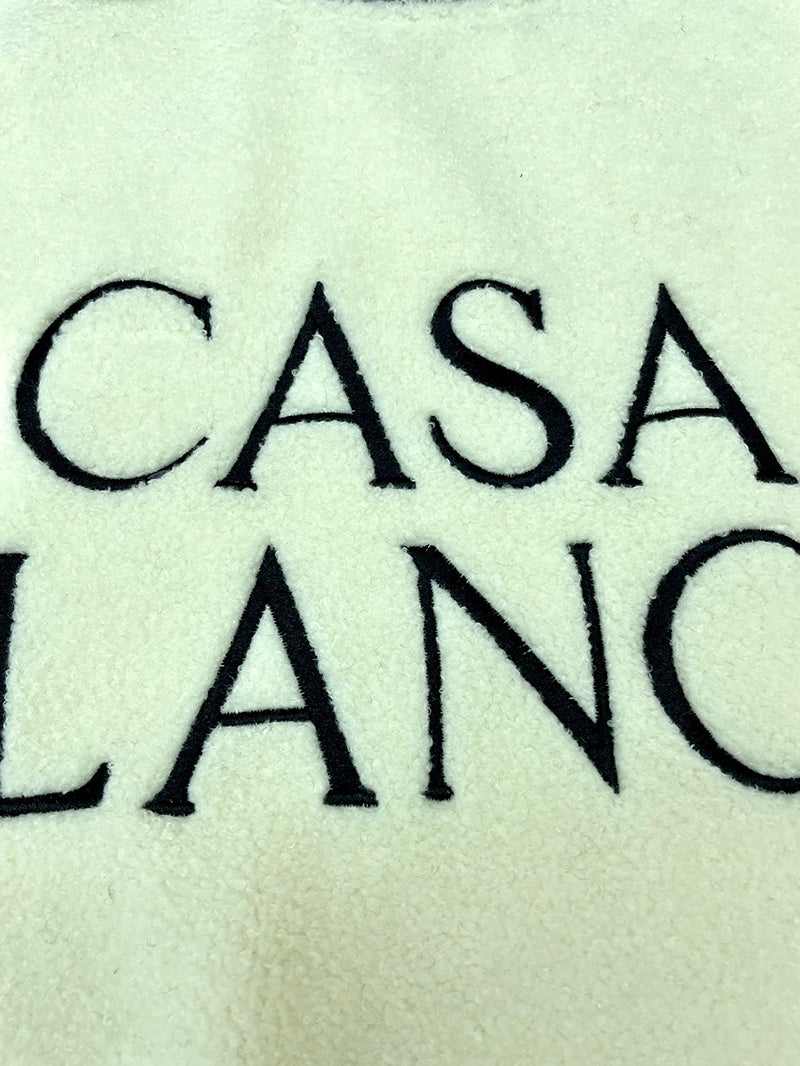 Casablanca Colourblock Embroided Sweatshirt White