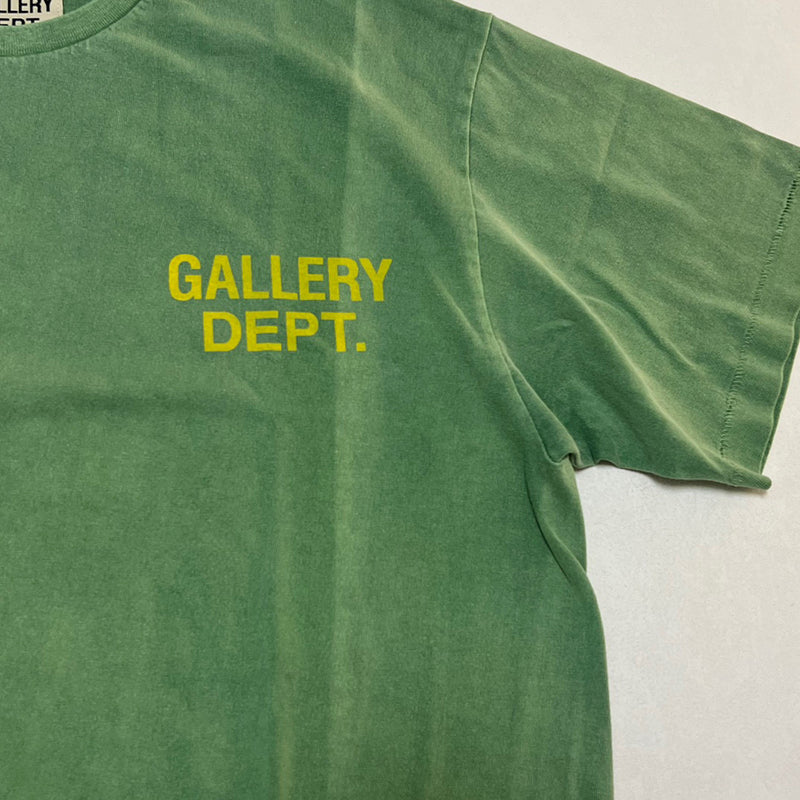 GALLERY DEPT. Vintage Logo Painted T-Shirt Green