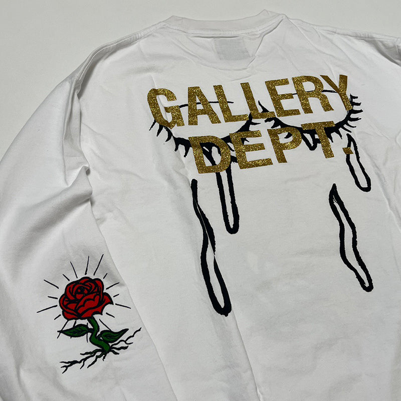 Gallery Dept. Puzzle Heart L/S Tee White