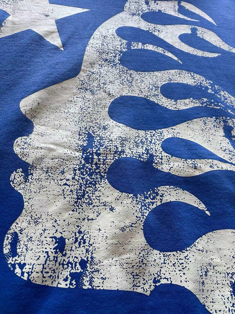 Hellstar Yoga Hoodie Blue