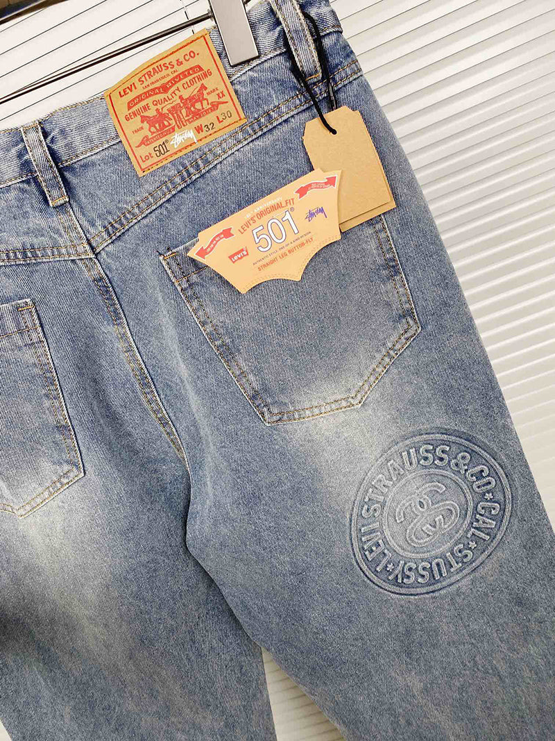 Stüssy & Levi's Remix 501 Denim Jeans With SS23