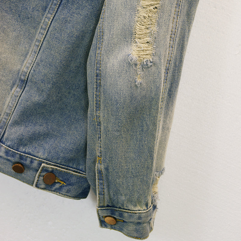 PALM ANGELS Oversized denim jacket Palm Angels