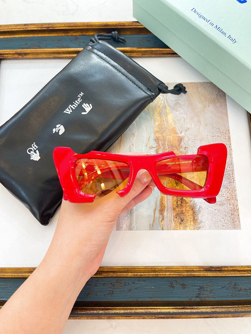 OFF-WHITE Cannes Cut-Out Cat-Eye Sunglasses