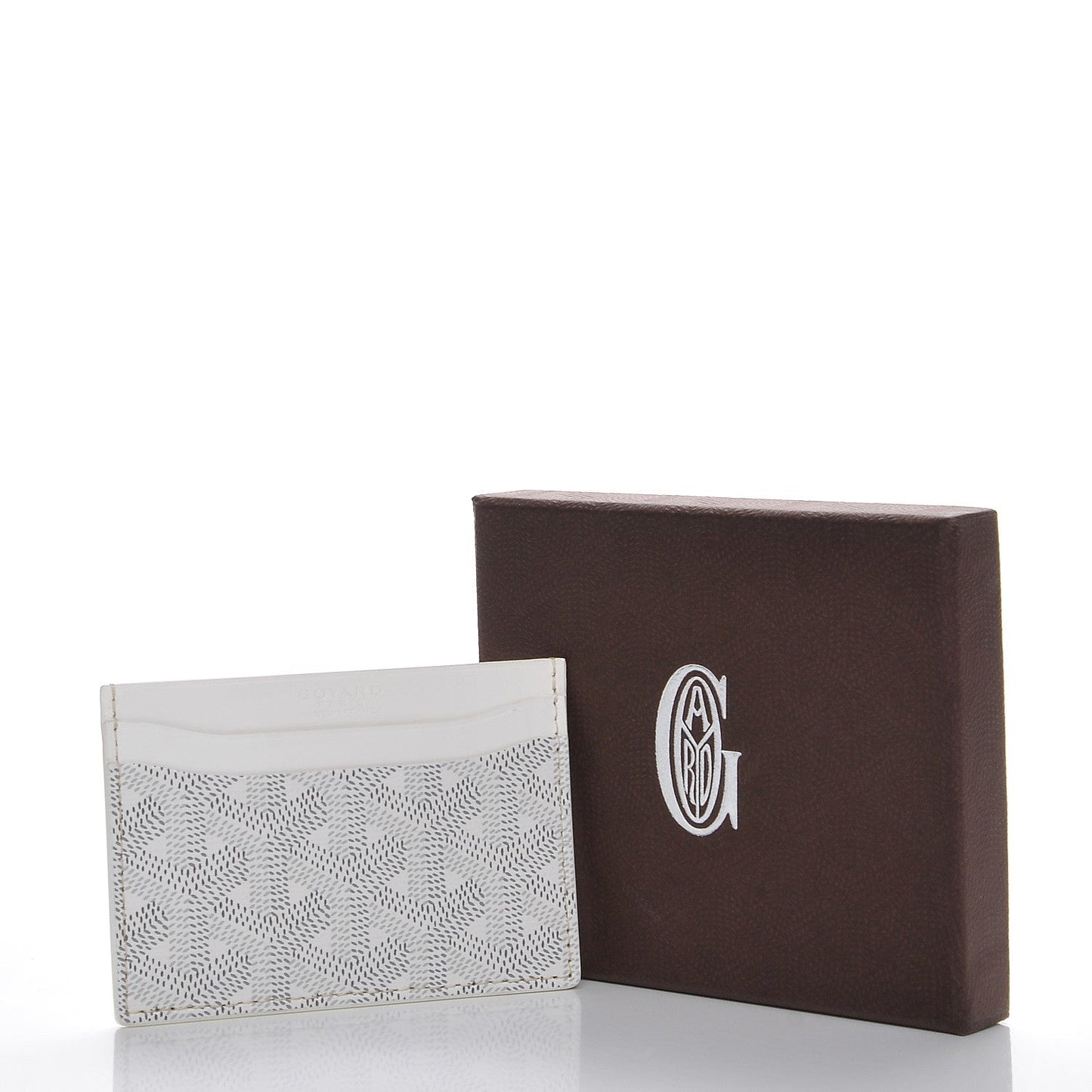 Goyard Saint Sulpice White in Canvas/Calfskin