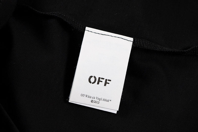 Off-White Logo cotton t-shirt Black