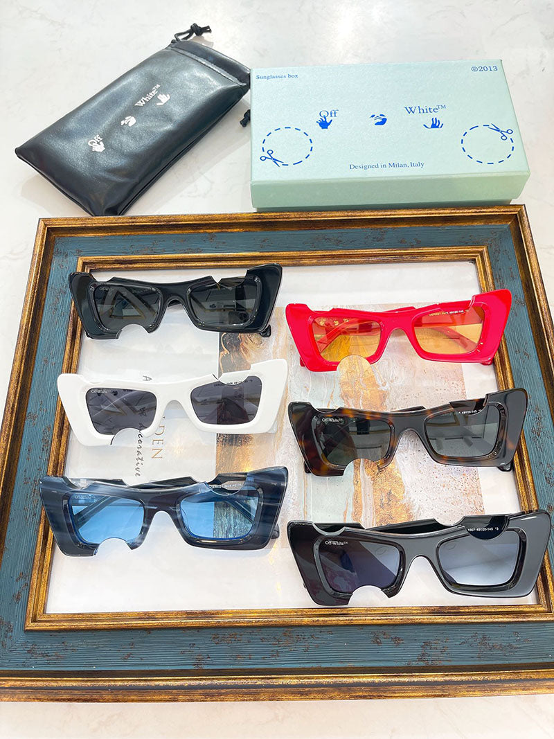 OFF-WHITE Cannes Cut-Out Cat-Eye Sunglasses
