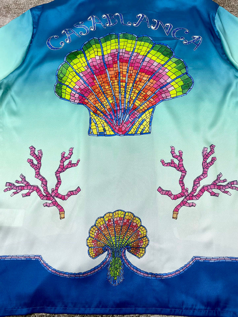 CASABLANCA Coquillage Coloré Silk Shirt