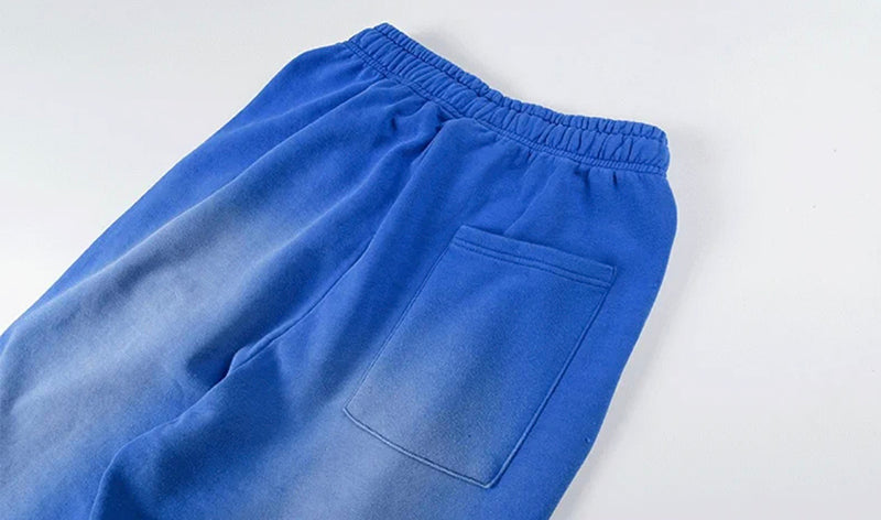 Hellstar Blue Yoga Flare Sweatpants