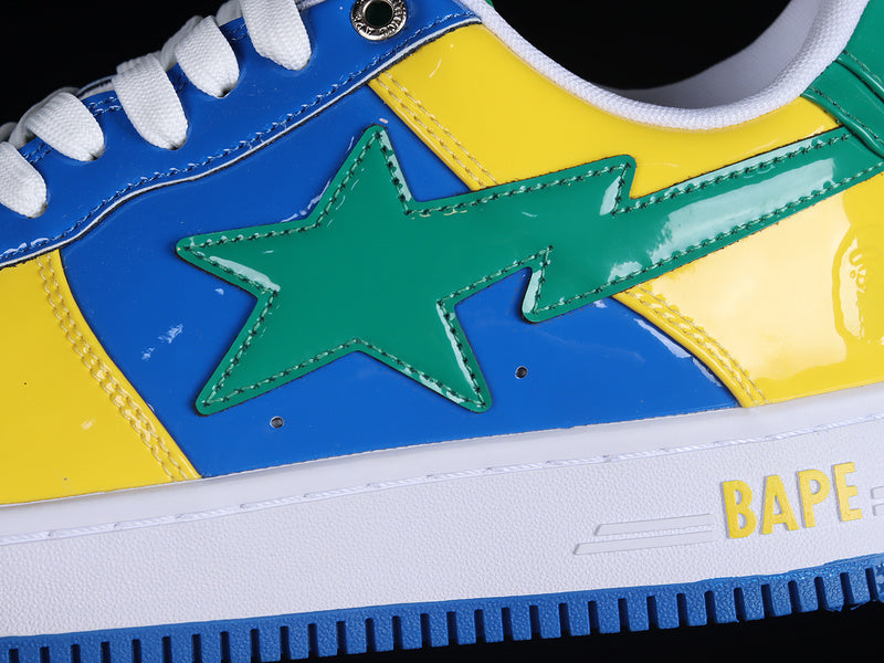 A Bathing Ape Bape Sta FS-001 Low 'Yellow Blue Green'