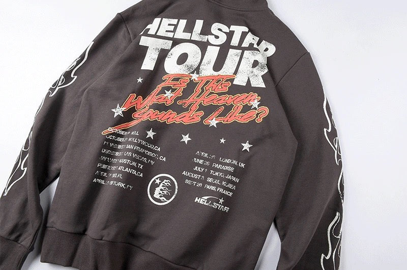 Hellstar Records Tour Hoodie Black