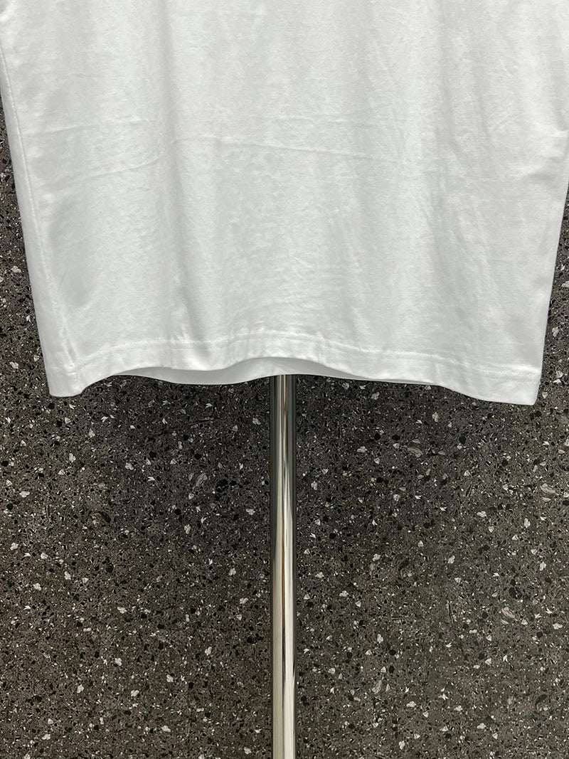 Balenciaga Logo Print Oversized T-Shirt White