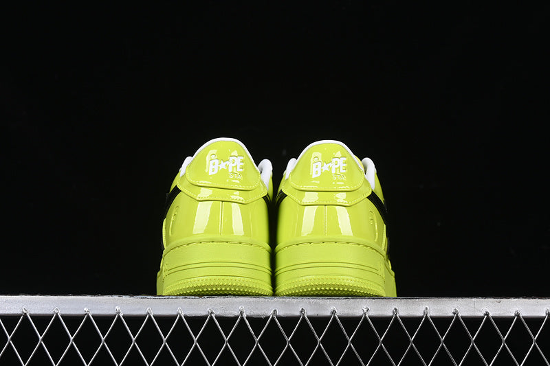 A Bathing Ape Bape Sta #2 Yellow Patent