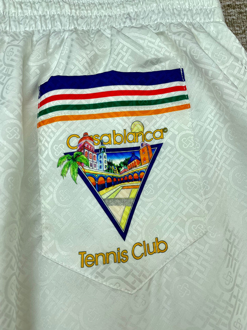 CASABLANCA Tennis Club Icon Silk Short