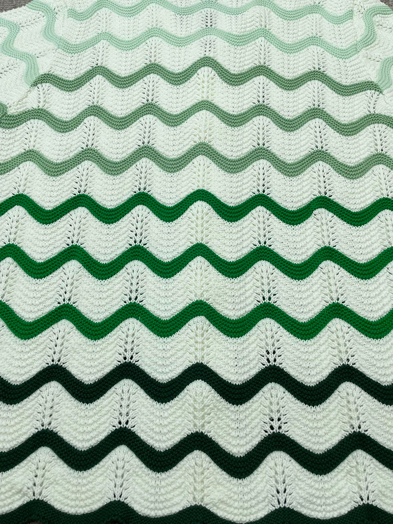 CASABLANCA Gradient Wave Texture Shirt