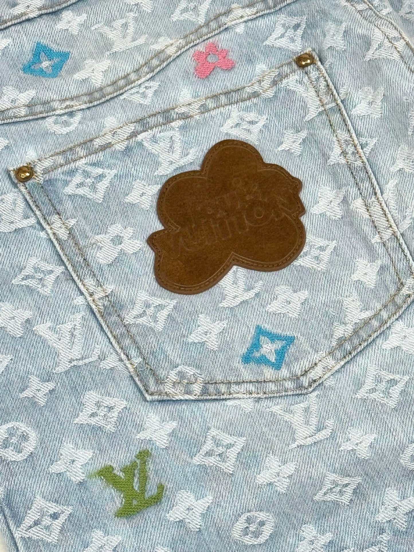 Louis Vuitton by Tyler, the Creator Monogram Denim Pants Washed Indigo
