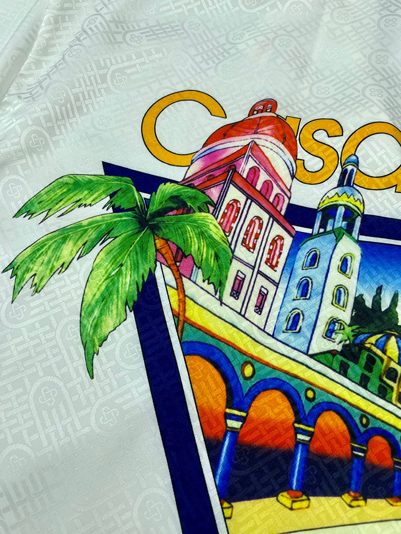 CASABLANCA Tennis Club IconSilk Shirt