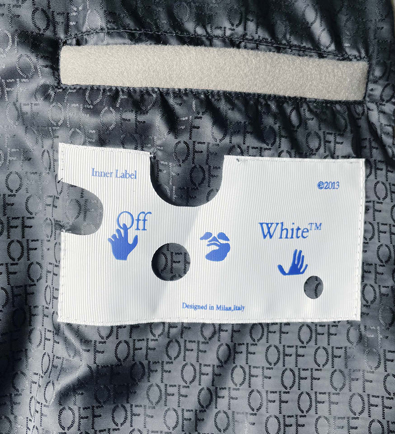 OFF-WHITE c/o Virgil Abloh x AC Milan bomber Jacket