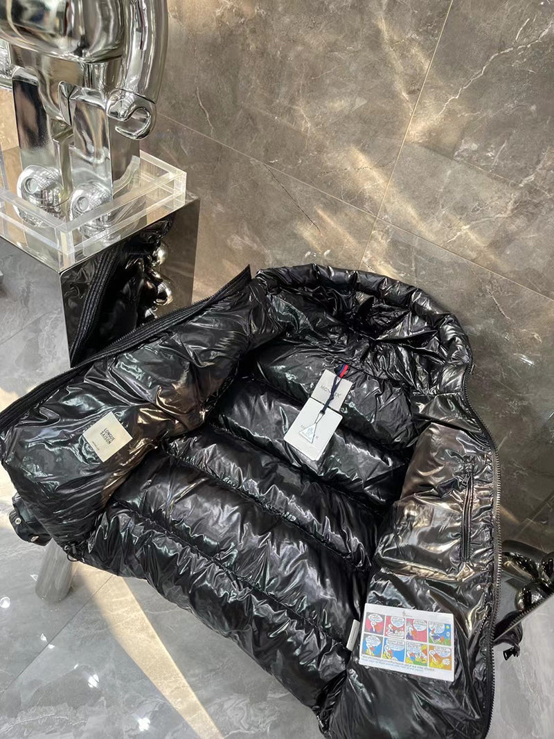 Moncler Ecrins Black Nylon Down Jacket