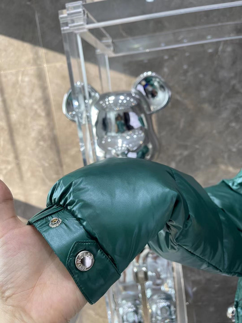 Moncler Ecrins Green Nylon Down Jacket