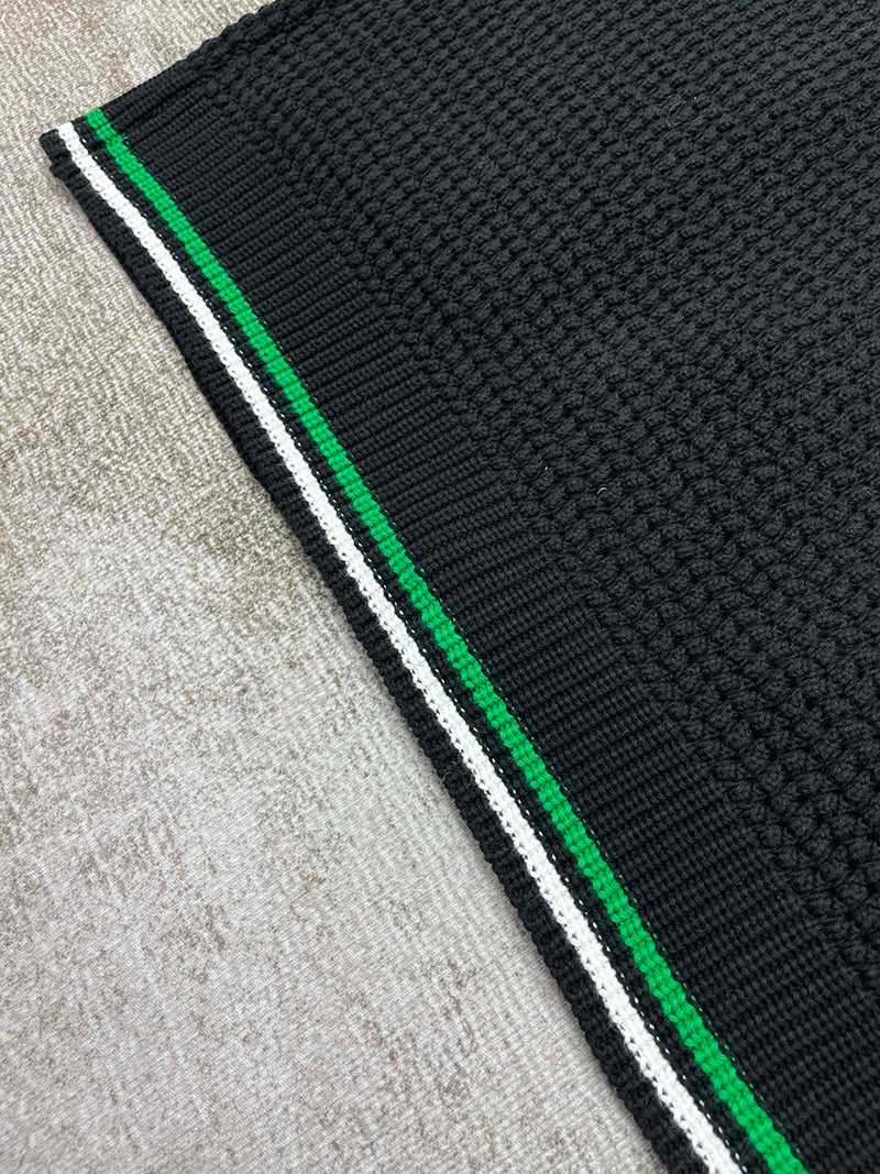 Casablanca Crochet Effect Tennis Shacket Black