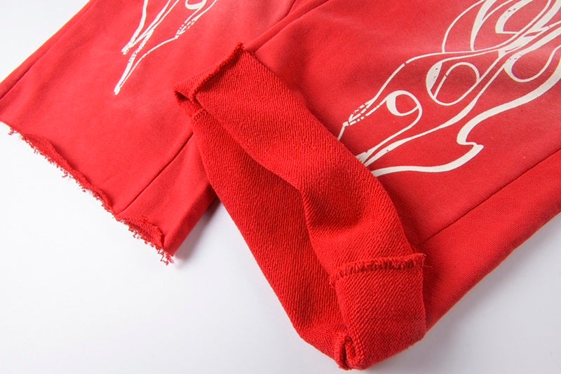 Hellstar Studios Racer Flare Sweatpants Red