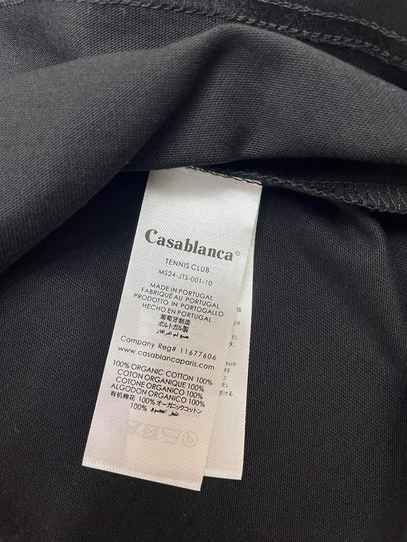 CASABLANCA Mushroom Goddess T-Shirt Black