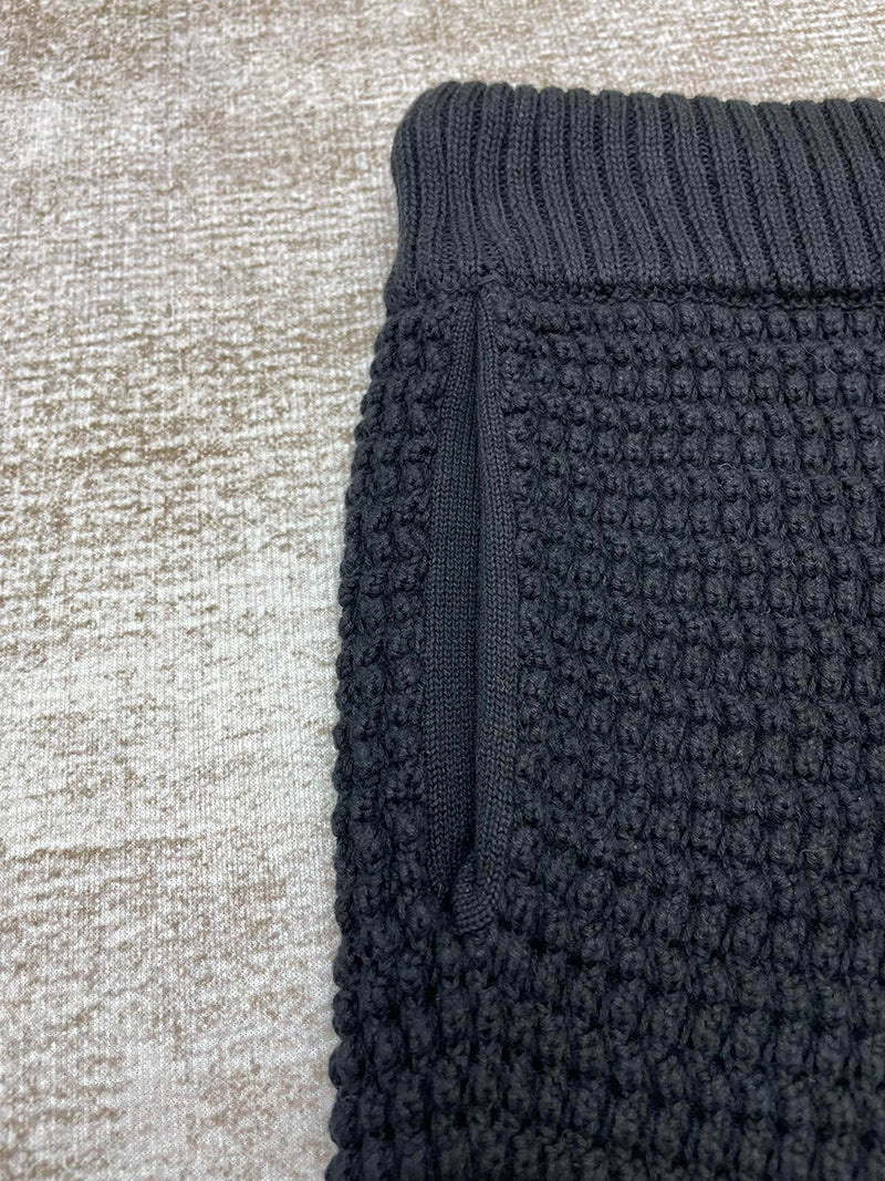 CASABLANCA Crochet Tennis Short Blackk