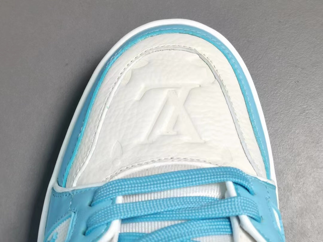 Louis Vuitton Trainer Low White Sky Blue