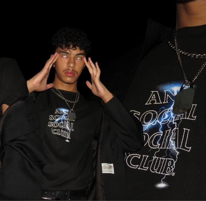 Anti Social Social Club Twister Tee (FW19) Black