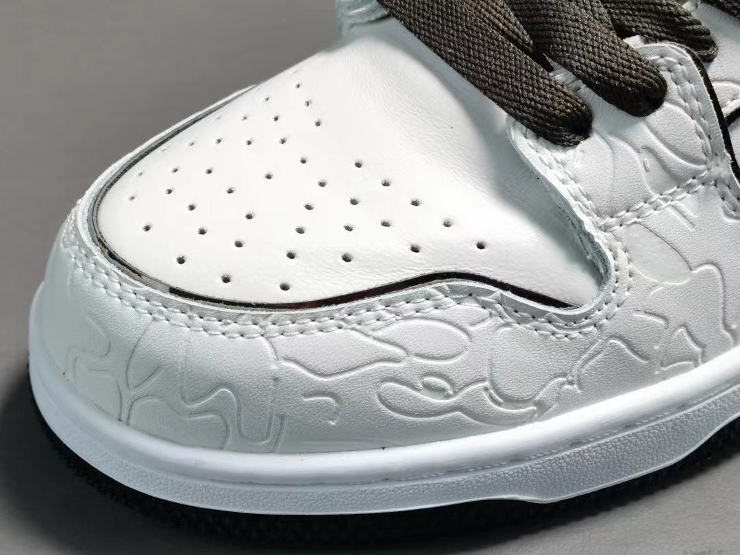 A Bathing Ape Bape SK8 Sta White Silver