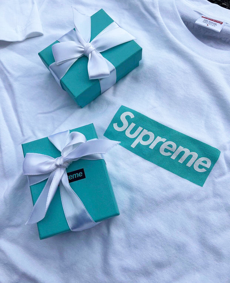 Supreme Tiffany & Co. Box Logo Tee White