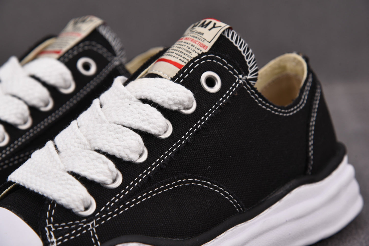 MMY Maison Mihara Yasuhiro Black Peterson Original Sole Sneakers