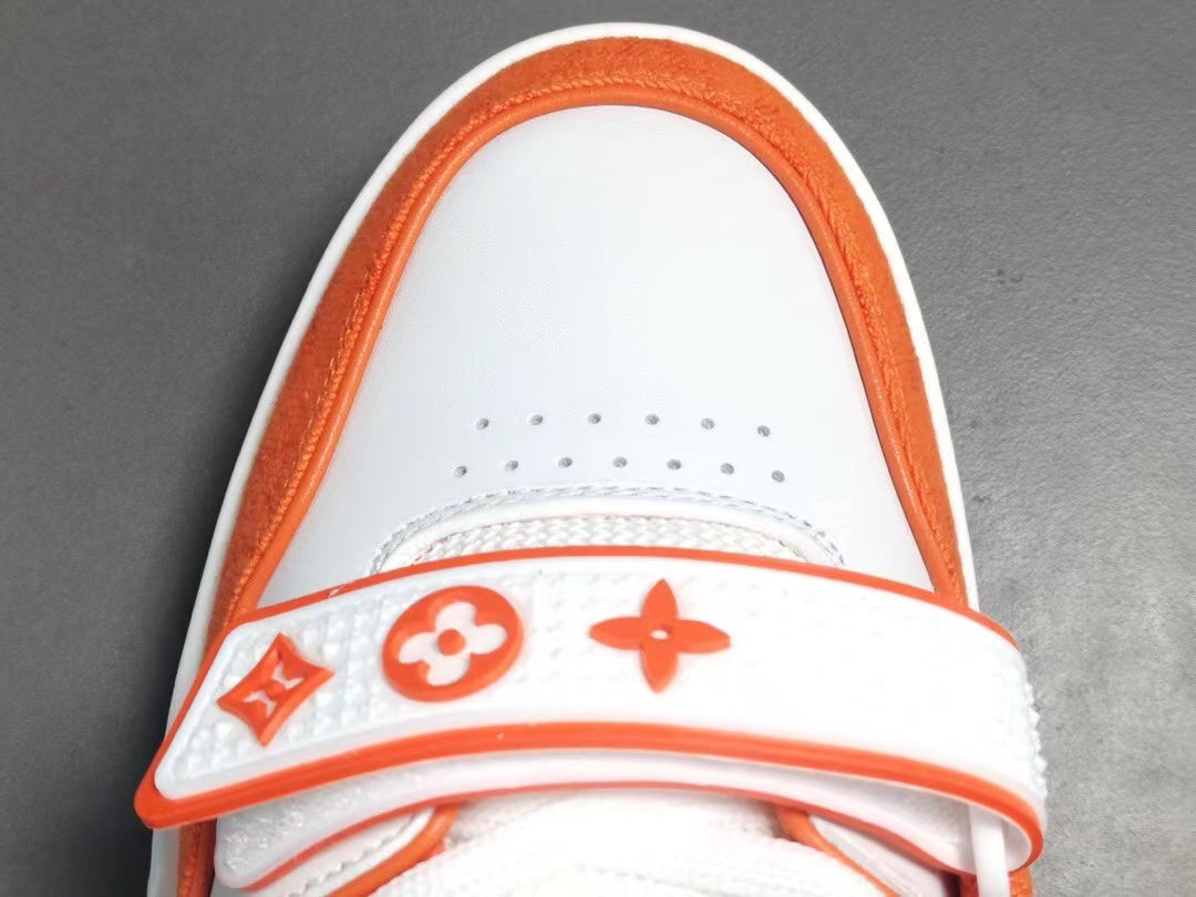 Louis Vuitton Trainer Monogram Denim Orange