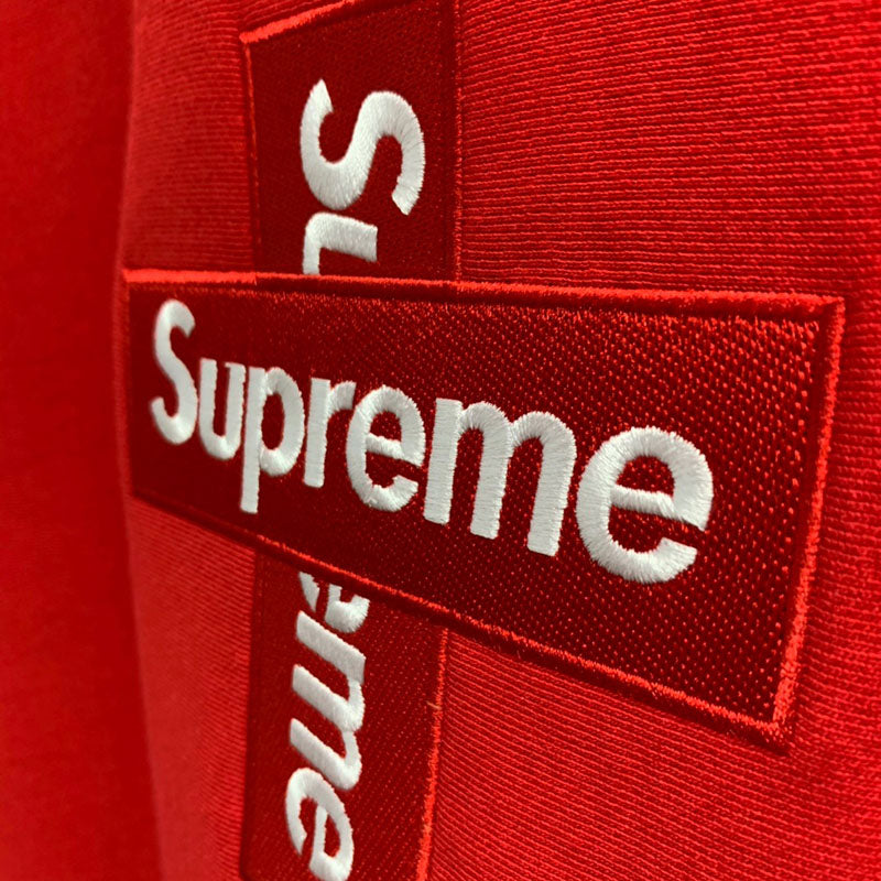 Supreme Cross Box Logo Hooded Sweatshirt