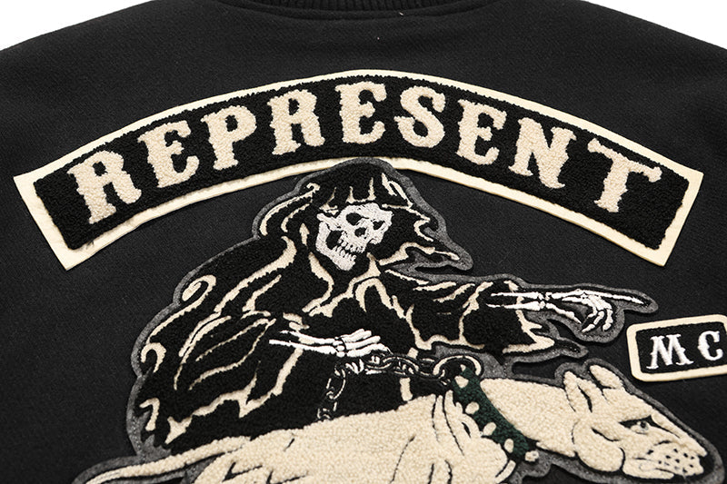 REPRESENT BOMBER ENGLAND VARSITY JACKET