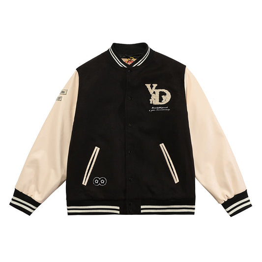 Vandy The Pink 4 Year Anniversary Varsity Jacket "Black Sail"