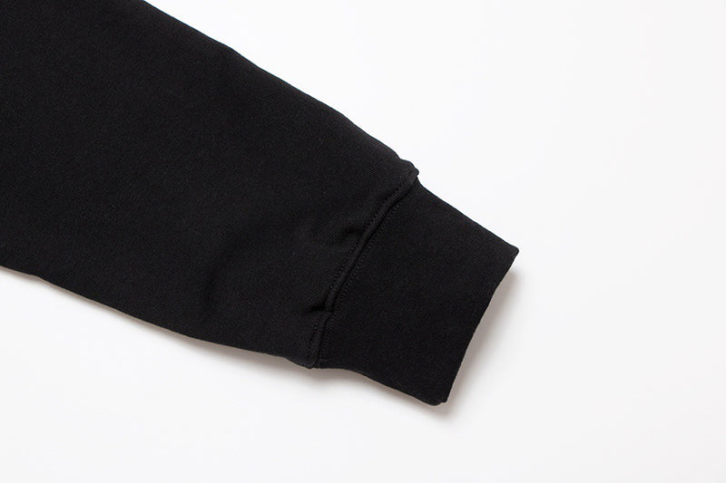 OFF-WHITE RUBBER STRIPES SKATE CREW SWEAT Black